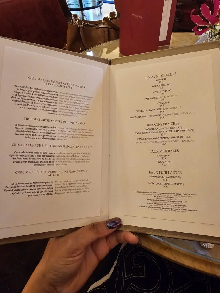 tea time ritz, menu du salon proust, tea time ritz avis, goûter au ritz prix
