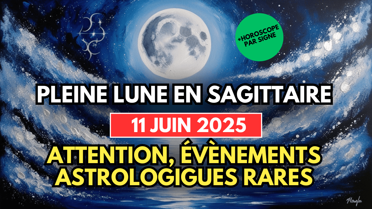Pleine Lune en Sagittaire du 11 Juin 2025
