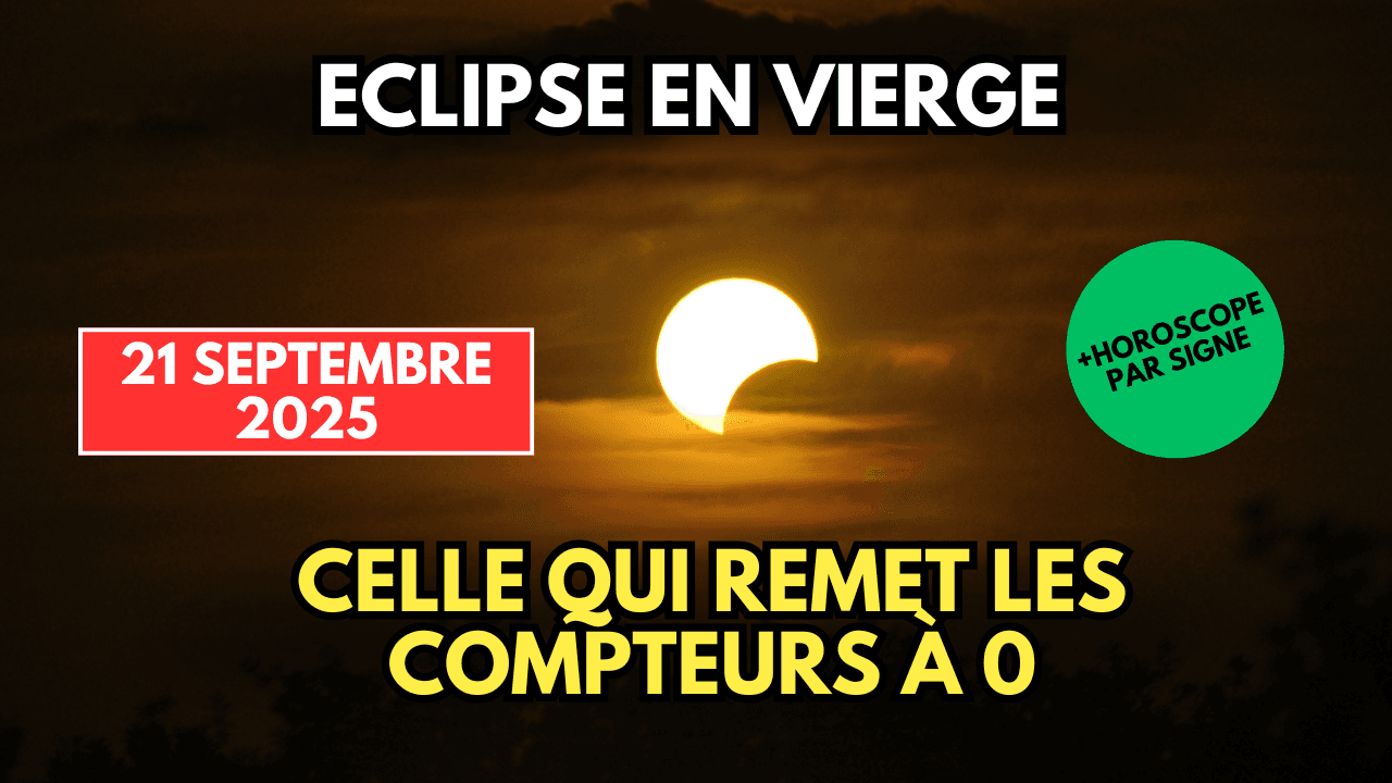 nouvelle lune en vierge, eclipse en vierge 2025