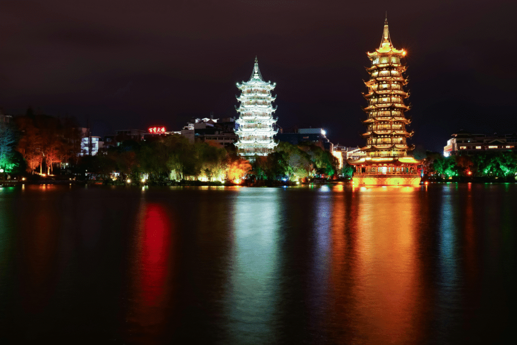 Sun and Moon Pagodas