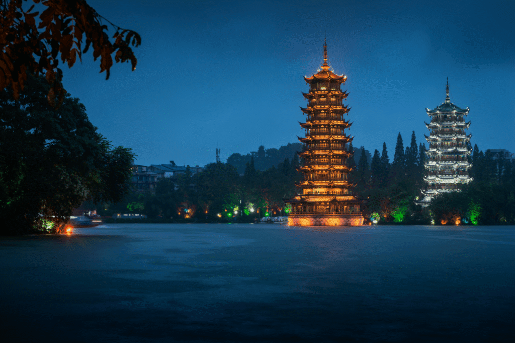 Sun and Moon Pagodas