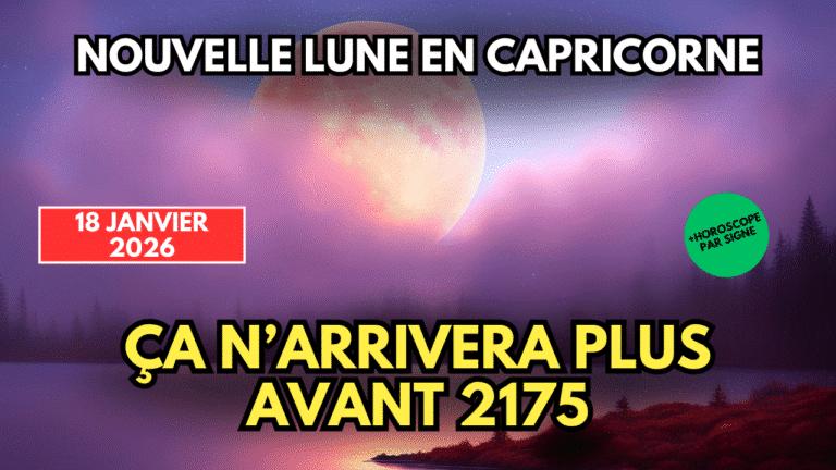 nouvelle lune en capricorne du 18 janvier 2026